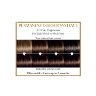 HENNAPLUS Ilgalaikiai plaukų dažai su 9 ekologiškais ekstraktais, spalva espresso 3.37, 100 ml HENNAPLUS Ilgalaikiai plaukų dažai su 9 ekologiškais ekstraktais, spalva espresso 3.37, 100 ml