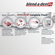 BLEND-A-DENT COMPLETE STRONG HOLD FRESH FLAVOR, Fiksuojamasis dantų protezų kremas, 47g paveikslėlis BLEND-A-DENT COMPLETE STRONG HOLD FRESH FLAVOR, Fiksuojamasis dantų protezų kremas, 47g paveikslėlis