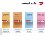 BLEND A DENT COMPLETE STRONG HOLD NO FLAVOR, Fiksuojamasis dantų protezų kremas, 47g paveikslėlis