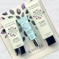 ROSALIQUE MIRACLE COLLECTION rinkinys dėžutėje - dieninis, naktinis kremai ir balzaminis valiklis