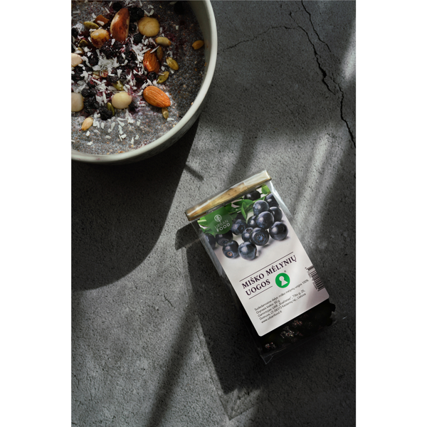 Džiovintos miško mėlynių uogos - urbanfood