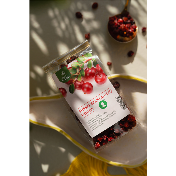 Dziovintos miško spanguolių uogos - urbanfood Dziovintos miško spanguolių uogos - urbanfood