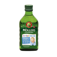 MOLLER'S BABY, mano pirmieji žuvų taukai, 250 ml paveikslėlis MOLLER'S BABY, mano pirmieji žuvų taukai, 250 ml paveikslėlis
