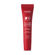 BABE RED, apsauginis lūpų ir skruostų balzamas SPF50, 20ml paveikslėlis BABE RED, apsauginis lūpų ir skruostų balzamas SPF50, 20ml paveikslėlis