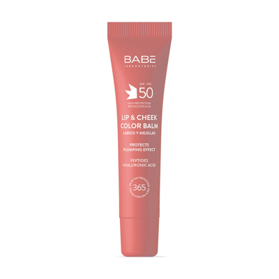BABE PINK, apsauginis lūpų ir skruostų balzamas SPF50, 20ml paveikslėlis