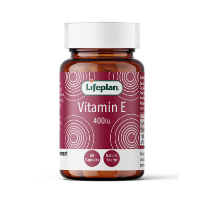 LIFEPLAN VITAMINAS E 400IU , 60 kapsulių paveikslėlis