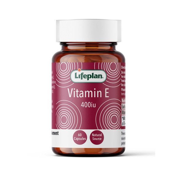 LIFEPLAN VITAMINAS E 400IU , 60 kapsulių paveikslėlis