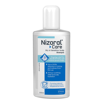 NIZORAL CARE DRY & SENSITIVE SCALP, šampūnas, 200ml paveikslėlis