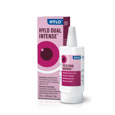 HYLO DUAL INTENSE, akių lašai, 10 ml  paveikslėlis
