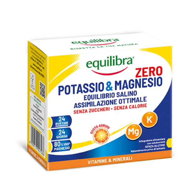 EQUILIBRA, Kalis & Magnis Zero, 24 paketėliai paveikslėlis EQUILIBRA, Kalis & Magnis Zero, 24 paketėliai paveikslėlis