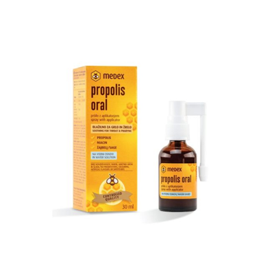 MEDEX PROPOLIS ORAL SPRAY, 30 ml paveikslėlis