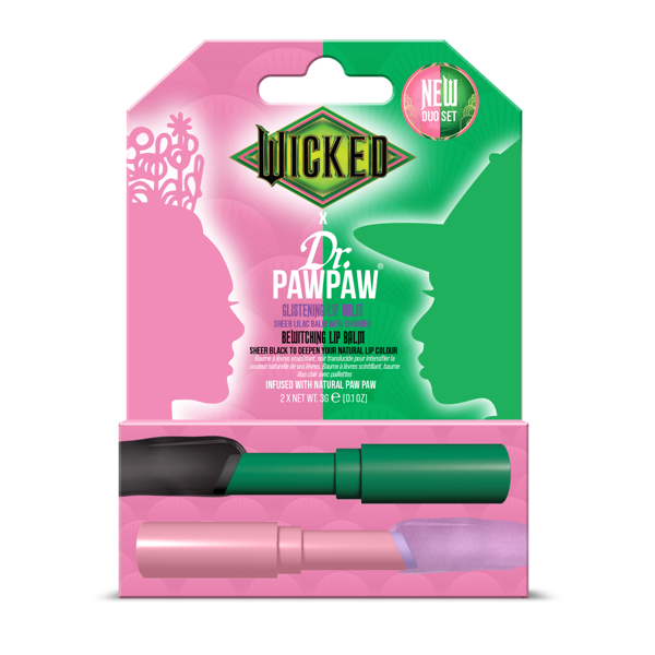 Dr.PAWPAW, WICKED, BEWITCHING & GLISTENING, lūpų pieštukai, 2vnt., 6g