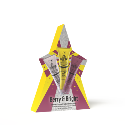 Dr.PAWPAW, BERRY&BRIGHT, lūpų balzamų rinkinys, 3vnt, 30ml