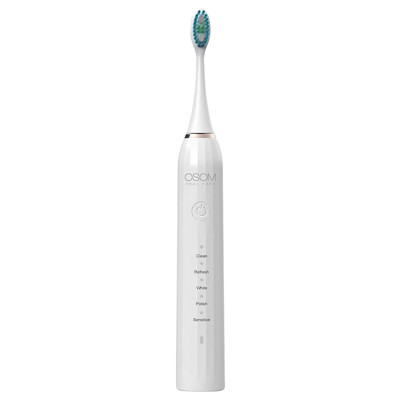 OSOM Oral Care  elektrinis dantų šepetėlis  Sonic Toothbrush White OSOMORALM1WH, baltos spalvos