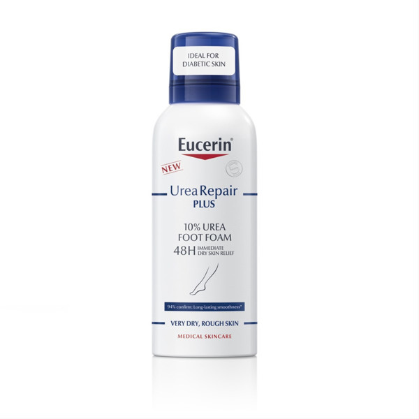 EUCERIN, UREAREPAIR PLUS, 10% ŠLAPALO PĖDŲ PUTOS YPAČ SAUSOMS IR ĮTRŪKUSIOMS PĖDOMS, 150ml paveikslėlis
