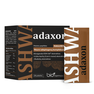 ASHWA ADAXON, 28 paketėliai geriamajam tirpalui paveikslėlis