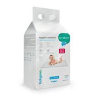 BABYONO, kūdikio pervystymo paklotai, 40x60cm 513/22, 22 vnt. paveikslėlis