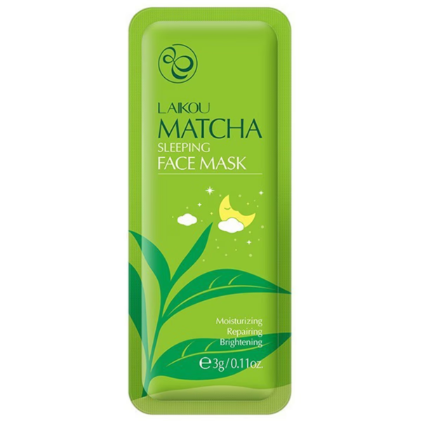 LAIKOU naktinė veido kaukė Matcha, 3g