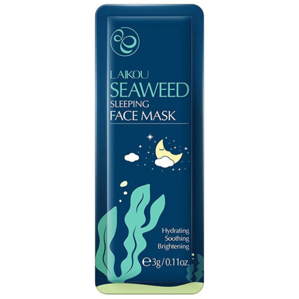 LAIKOU naktinė veido kaukė Seaweed, 3g