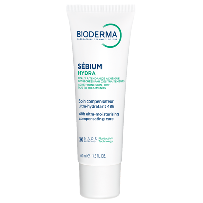 BIODERMA SEBIUM HYDRA, intensyviai drėkinantis kremas į spuogus linkusiai odai, 40 ml paveikslėlis