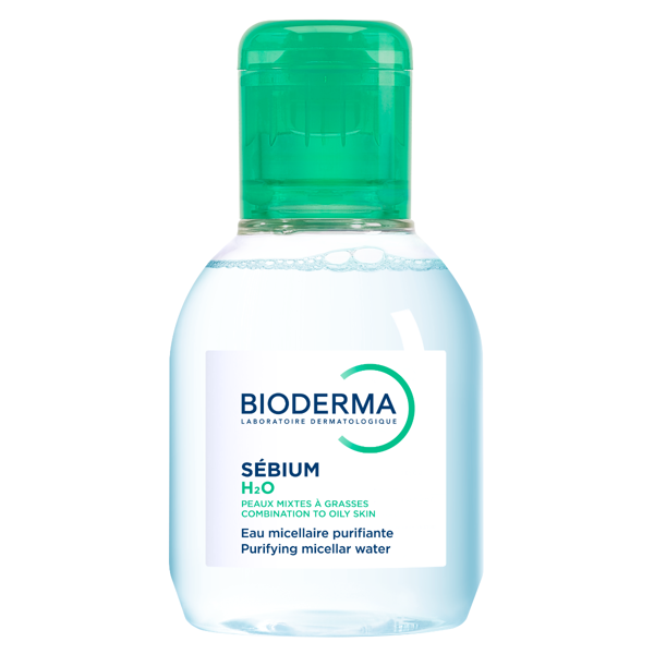 BIODERMA SEBIUM H2O, micelinis valomasis vanduo, 100 ml paveikslėlis BIODERMA SEBIUM H2O, micelinis valomasis vanduo, 100 ml paveikslėlis