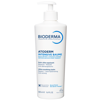 BIODERMA ATODERM INTENSIVE BAUME, kremas emolientas labai sausai ir atopiškai odai, bekvapis, 500 ml paveikslėlis