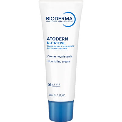BIODERMA ATODERM NUTRITIVE, intensyviai maitinantis ir atkuriantis veido kremas sausai odai, bekvapis, 40 ml paveikslėlis