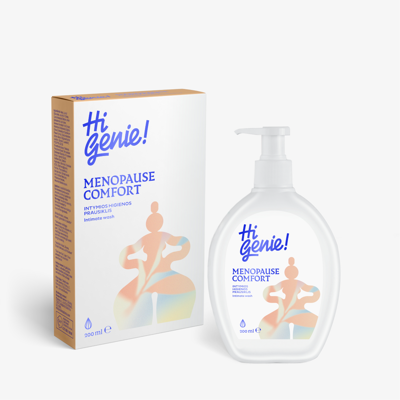 HI GENIE! MENOPAUSE COMFORT, Intymios higienos prausiklis, 200ml paveikslėlis