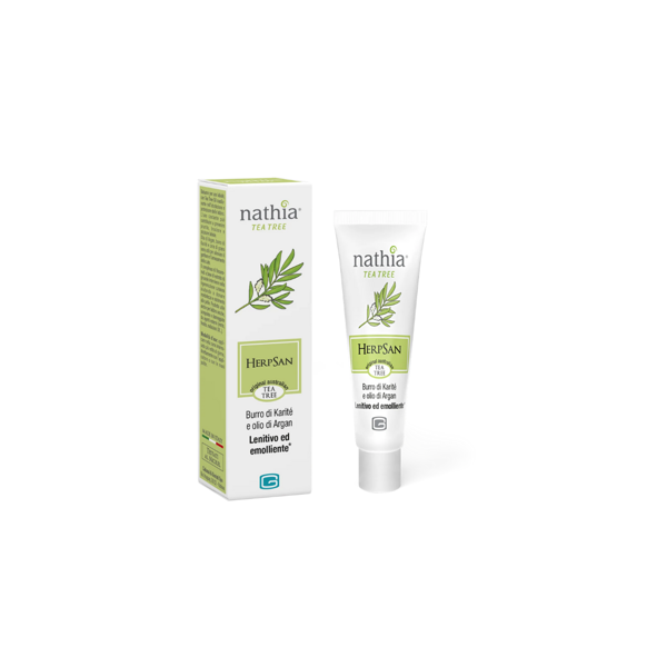 Nathia Lūpų balzamas su arbatmedžio aliejumi, 10ml