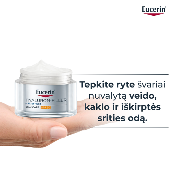 EUCERIN HYALURON - FILLER, dieninis kremas nuo raukšlių, SPF 30, 50 ml paveikslėlis EUCERIN HYALURON - FILLER, dieninis kremas nuo raukšlių, SPF 30, 50 ml paveikslėlis