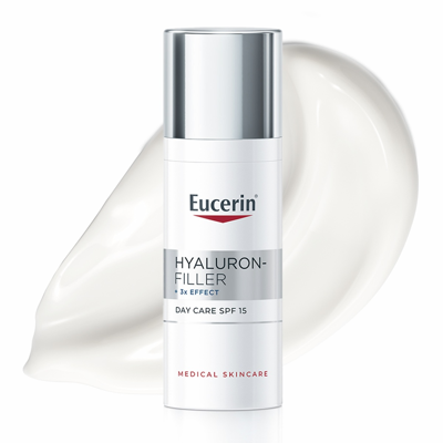 EUCERIN HYALURON - FILLER, dieninis kremas normaliai/mišriai odai, SPF 15, 50 ml paveikslėlis