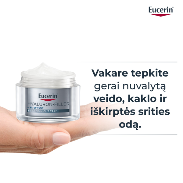 EUCERIN HYALURON - FILLER, naktinis kremas, 50 ml paveikslėlis EUCERIN HYALURON - FILLER, naktinis kremas, 50 ml paveikslėlis