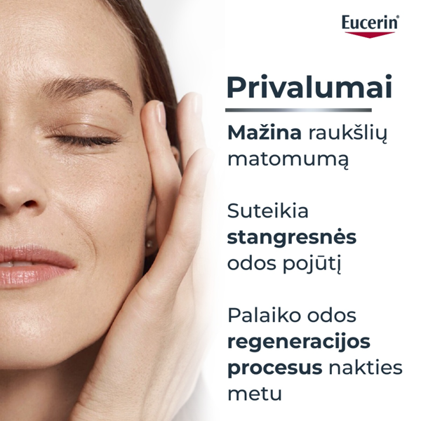 EUCERIN HYALURON - FILLER, naktinis kremas, 50 ml paveikslėlis EUCERIN HYALURON - FILLER, naktinis kremas, 50 ml paveikslėlis