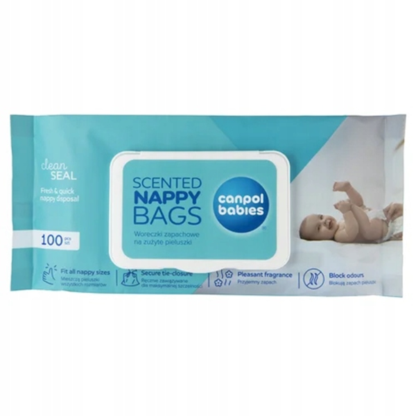 CANPOL BABIES 70/003, higieniški ir kvapnūs maišeliai panaudotoms sauskelnėms, 100 vnt. paveikslėlis CANPOL BABIES 70/003, higieniški ir kvapnūs maišeliai panaudotoms sauskelnėms, 100 vnt. paveikslėlis