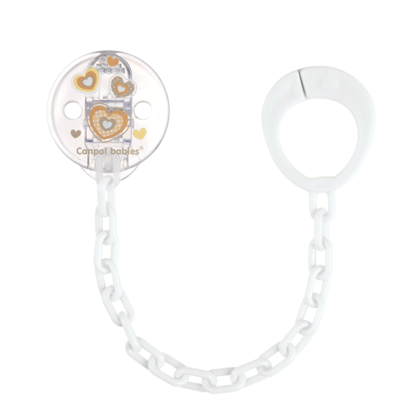 CANPOL BABIES NEWBORN 10/877_bei, čiulptuko laikiklis-grandinėlė paveikslėlis CANPOL BABIES NEWBORN 10/877_bei, čiulptuko laikiklis-grandinėlė paveikslėlis