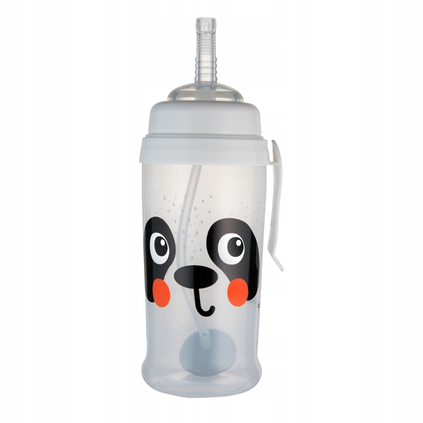 CANPOL BABIES BabiesBoo panda 56/510_whi, neišsipilanti sportinė gertuvė su šiaudeliu, 270 ml paveikslėlis CANPOL BABIES BabiesBoo panda 56/510_whi, neišsipilanti sportinė gertuvė su šiaudeliu, 270 ml paveikslėlis