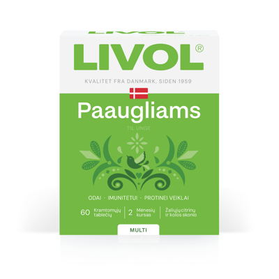 LIVOL MULTI PAAUGLIAMS, 60 tablečių paveikslėlis