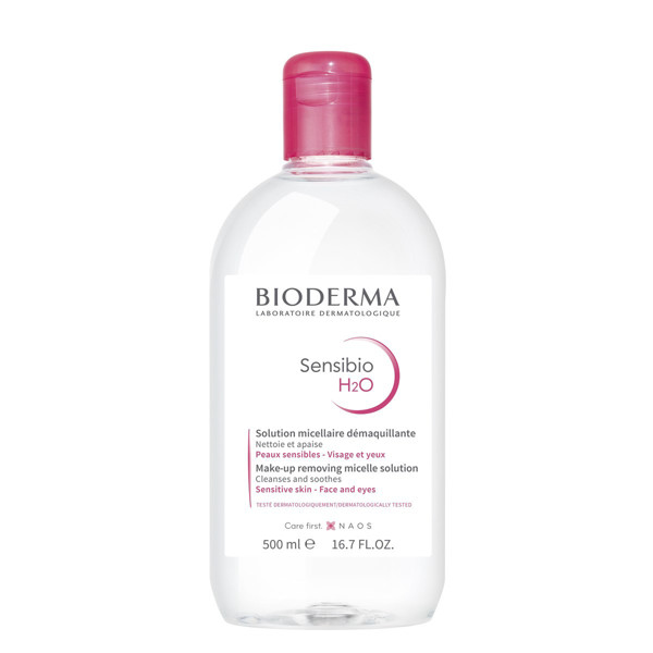 BIODERMA SENSIBIO H2O, micelinis valomasis vanduo, 500 ml paveikslėlis BIODERMA SENSIBIO H2O, micelinis valomasis vanduo, 500 ml paveikslėlis