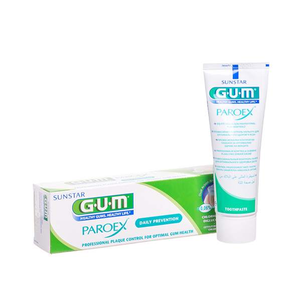 GUM PAROEX 0,06 %, dantų pasta, kraujuojančioms dantenoms, 75 ml paveikslėlis
