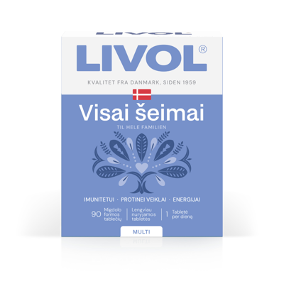 LIVOL MULTI VISAI ŠEIMAI, 90 tablečių paveikslėlis