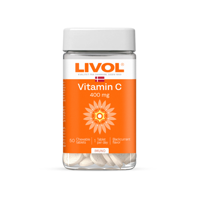 LIVOL MONO, Vitaminas C, 400 mg, N50 paveikslėlis