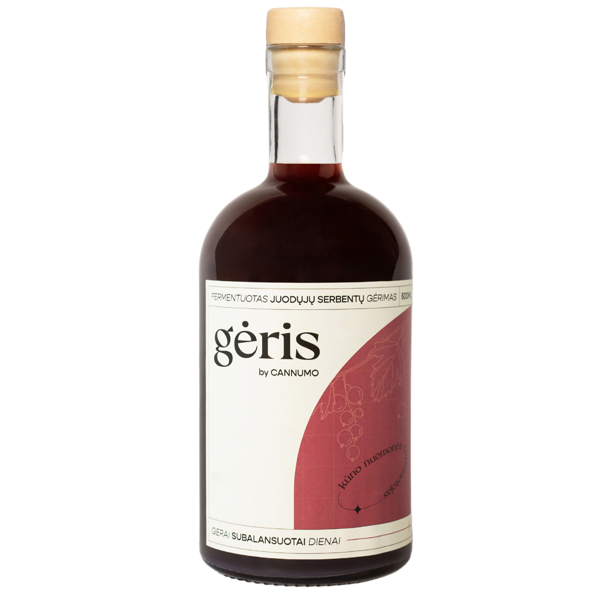 GĖRIS, fermentuotas juodųjų serbentų gėrimas, 500 ml paveikslėlis GĖRIS, fermentuotas juodųjų serbentų gėrimas, 500 ml paveikslėlis