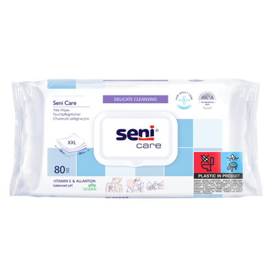 SENI CARE, drėgnos servetėlės, 80 vnt. paveikslėlis