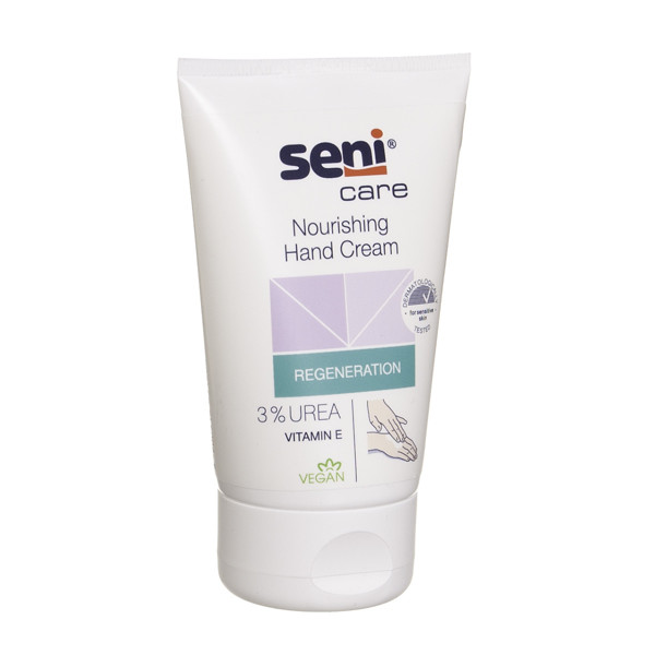 SENI CARE, rankų kremas su 3 % šlapalu, 100 ml paveikslėlis SENI CARE, rankų kremas su 3 % šlapalu, 100 ml paveikslėlis