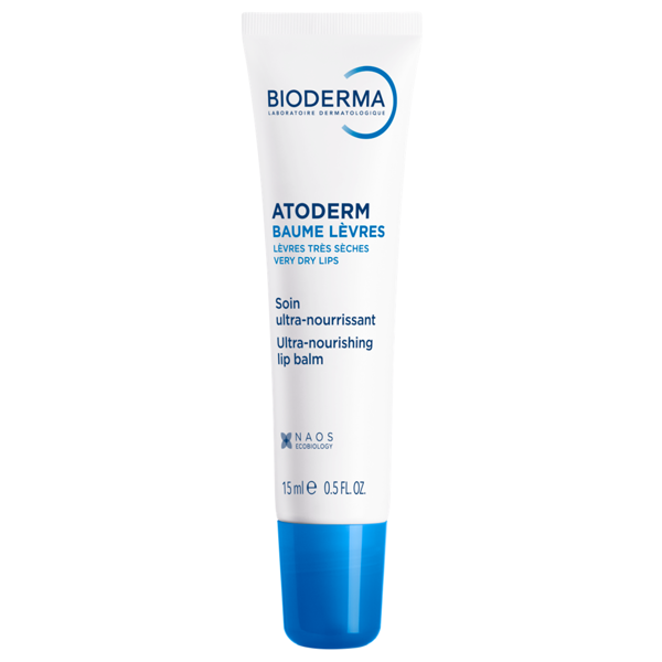 BIODERMA ATODERM LEVRES, balzamas labai sausoms lūpoms, 15 ml paveikslėlis