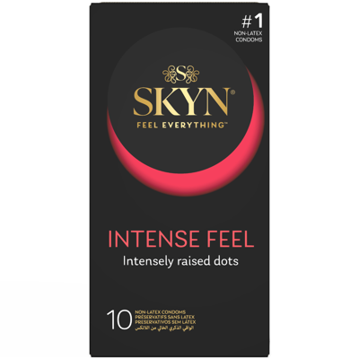LIFESTYLES SKYN INTENSE FEEL, prezervatyvai, 10 vnt. paveikslėlis