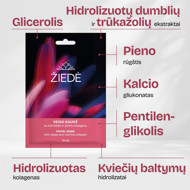 Žiedė veido kaukė su dumbliais ir jūriniu kolagenu, 15ml paveikslėlis Žiedė veido kaukė su dumbliais ir jūriniu kolagenu, 15ml paveikslėlis