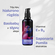 ŽIEDĖ, drėkinamasis veido kremas su hialurono rūgštimis, 50ml paveikslėlis