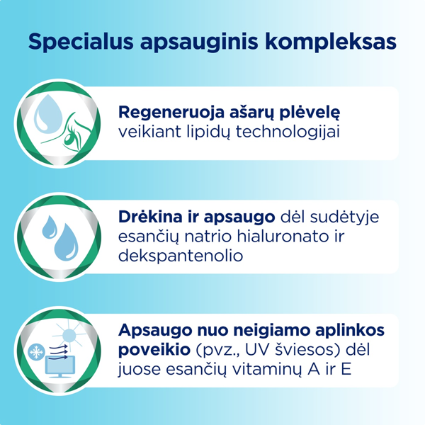 BEPANTHEN EYE INTENSIVE, akių lašai, 10ml paveikslėlis BEPANTHEN EYE INTENSIVE, akių lašai, 10ml paveikslėlis