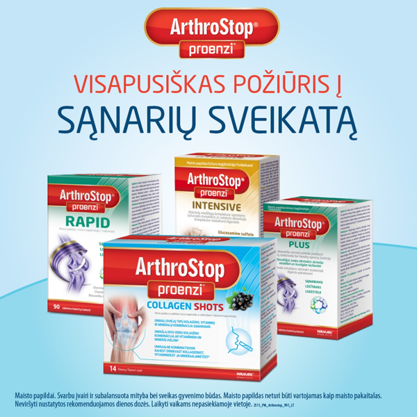 PROENZI ARTHROSTOP INTENSIVE, 30 tablečių paveikslėlis